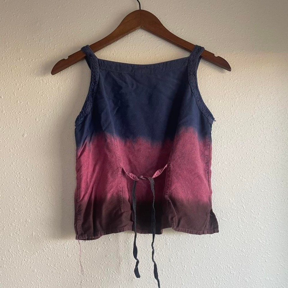 Vintage 80s /‎ 90s Boho Hippie Sequined Cotton Blouse - Picture 6 of 6
